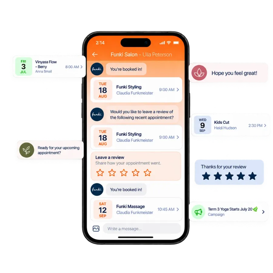 Unified customer messages in Ovatu